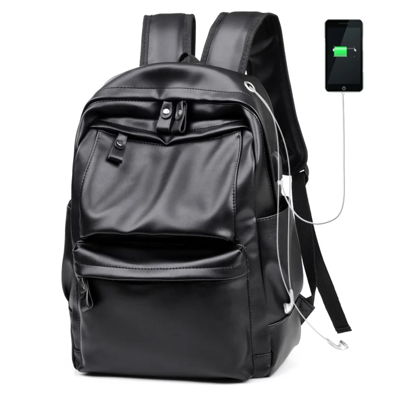 Male Fashion Laptop Anti Theft Pu Leather Backpack Men Usb Headset Mochila Hombre Kanken Masculina Book Bag School Bags Tas
Male Fashion Laptop Anti Theft Pu Leather Backpack Men Usb Headset Mochila Hombre Kanken Masculina Book Bag School Bags Tas