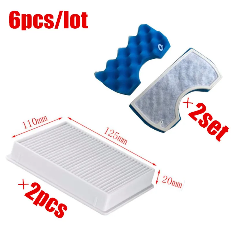 2* Vacuum Cleaner dust filter HEPA H11 DJ63-00672D Filter + 2*set of filter cotton for Samsung SC4300 SC4470 White VC-B710W
2* Vacuum Cleaner dust filter HEPA H11 DJ63-00672D Filter + 2*set of filter cotton for Samsung SC4300 SC4470 White VC-B710W