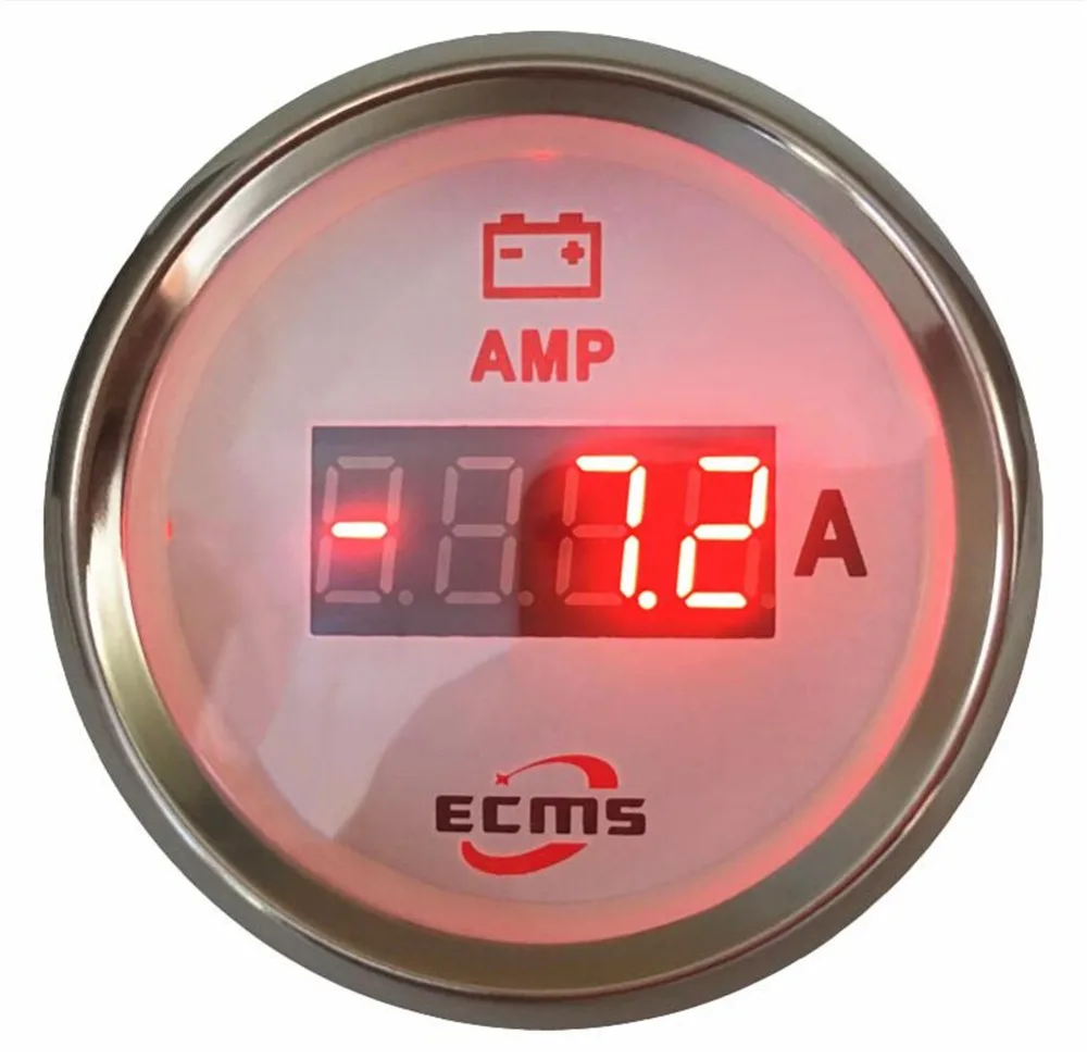 1pc Digital Amp Gauges Modified 52mm 0-150A Ampere Meters Vehicle Ammeters Waterproof White Current Meters with Shunt
1pc Digital Amp Gauges Modified 52mm 0-150A Ampere Meters Vehicle Ammeters Waterproof White Current Meters with Shunt