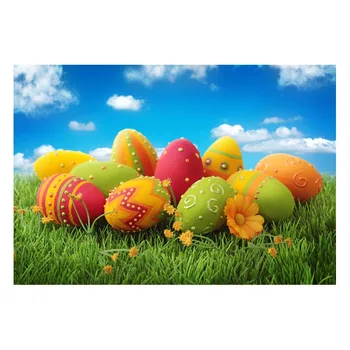 3X5ft Photographic Camera Backdrops Easter Eggs Spring Grass Flowers Blue Sky Background Children's Custom Photo Studio Backdrop
3X5ft Photographic Camera Backdrops Easter Eggs Spring Grass Flowers Blue Sky Background Children's Custom Photo Studio Backdrop