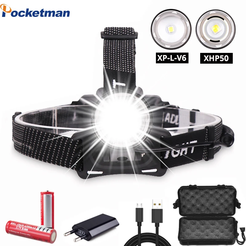 30000LM headlight LED XHP50 Headlamp XP-L-V6 Head Lamp Fishing lighting bicycle Light Flashlight Torch Lantern For Camping light
30000LM headlight LED XHP50 Headlamp XP-L-V6 Head Lamp Fishing lighting bicycle Light Flashlight Torch Lantern For Camping light