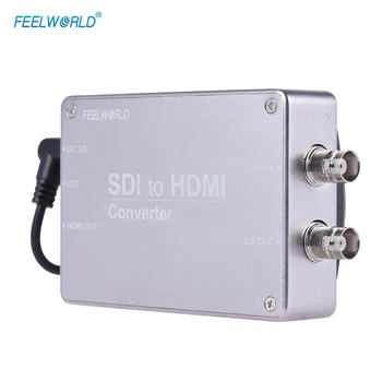 Feelworld SDI to HDMI Video Audio Converter Adapter SDI Input/Output HDMI Output 1080P Broadcast Support 3G/HD/SD-SDI Conversion
Feelworld SDI to HDMI Video Audio Converter Adapter SDI Input/Output HDMI Output 1080P Broadcast Support 3G/HD/SD-SDI Conversion