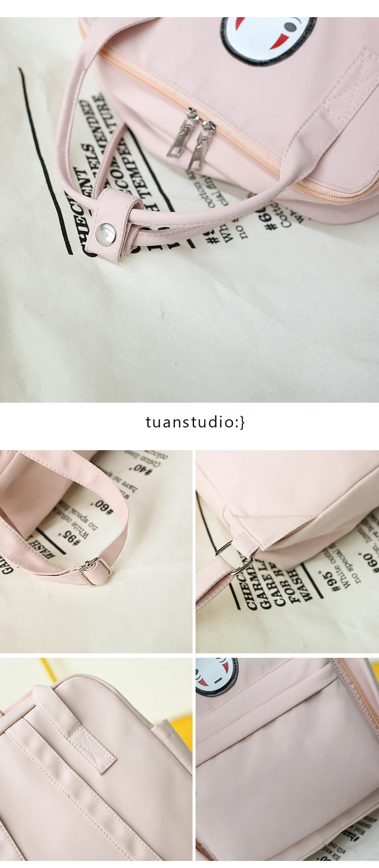 Kawaii Face Pastell Rucksack