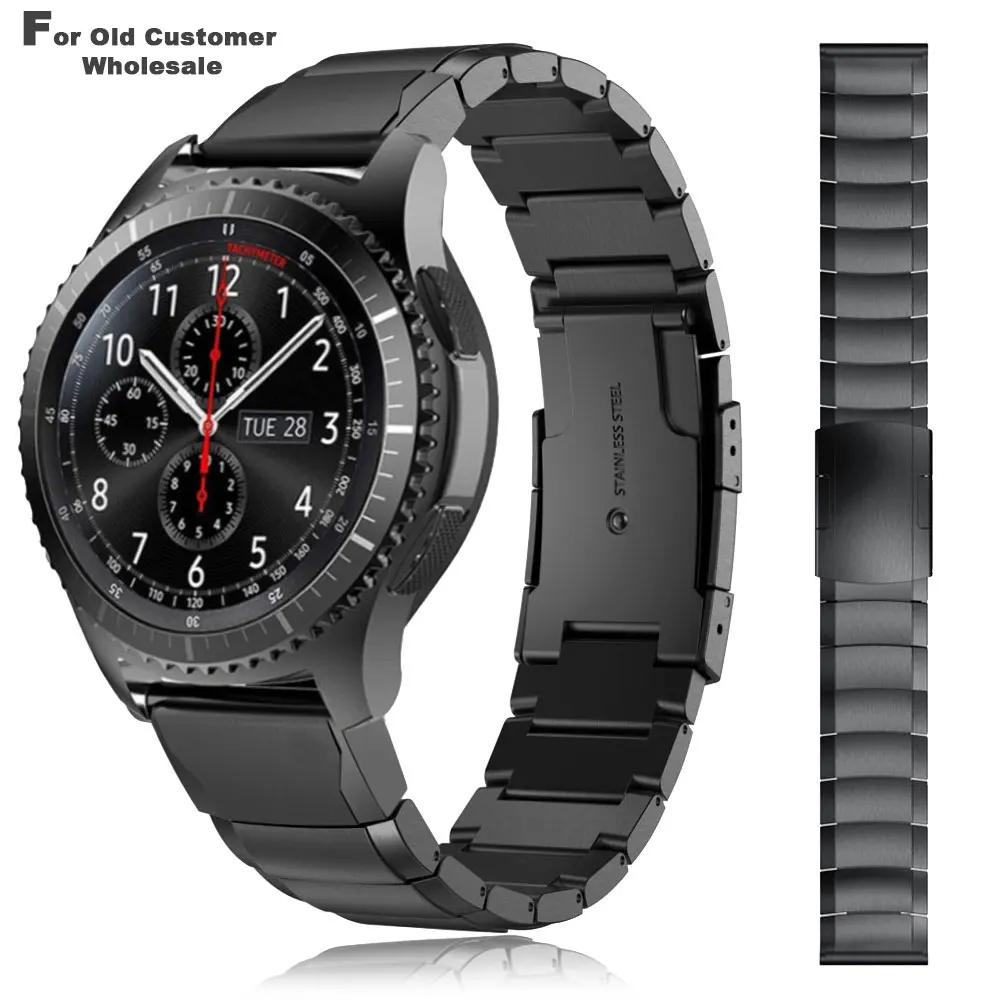 22mm 20mm Watch Band for Amazfit Bip Pace Huami Samsung Galaxy watch 42 46mm Motor 360 Stainless Steel Strap Gear S3 S2 Classic
22mm 20mm Watch Band for Amazfit Bip Pace Huami Samsung Galaxy watch 42 46mm Motor 360 Stainless Steel Strap Gear S3 S2 Classic