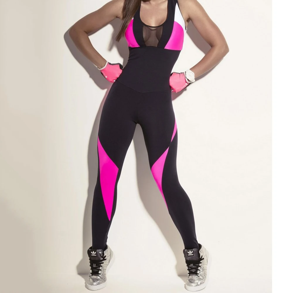 2019 Fashion Women Bodysuit Stitching Backless Slim Running Fitness Jumpsuit Patchwork Skinny for Running Fitness Dance
2019 Fashion Women Bodysuit Stitching Backless Slim Running Fitness Jumpsuit Patchwork Skinny for Running Fitness Dance