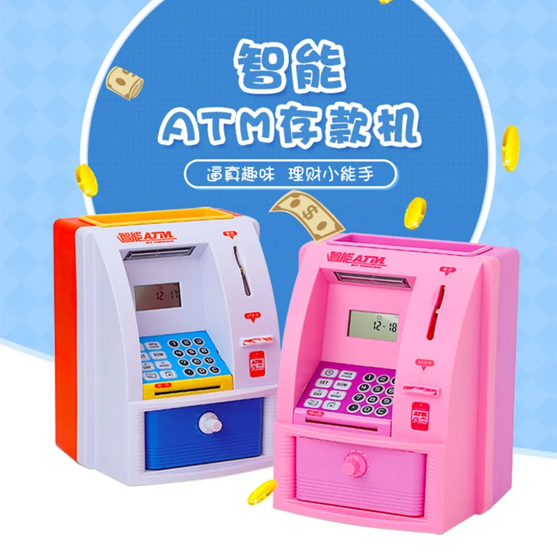 2 colors Safety Electronic Piggy Bank Mini Atm Money Box Password Digital Coins Cash Deposit Children Gift
2 colors Safety Electronic Piggy Bank Mini Atm Money Box Password Digital Coins Cash Deposit Children Gift