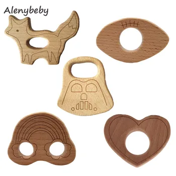 BPA FREE Beech Wood Cartoon Fox Love-heart rainbow Animal Baby Teether Toy Safe Newborn Kids Teething Toy Chewable Baby Products
BPA FREE Beech Wood Cartoon Fox Love-heart rainbow Animal Baby Teether Toy Safe Newborn Kids Teething Toy Chewable Baby Products