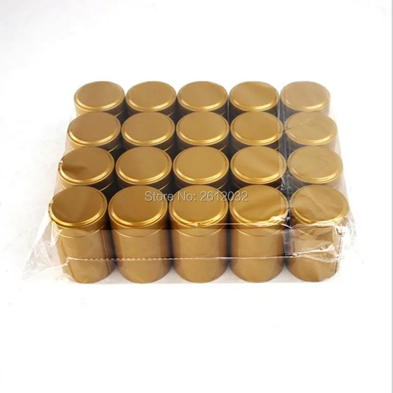Image aluminum empty canning jar   tin  containers ,aluminum storage container ,candle tin,tea container F2017283