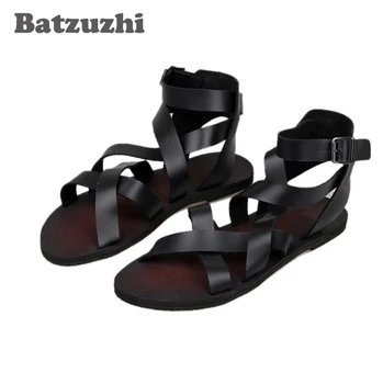 2020 New Handsome Man Shoes Sandalias Cool Summer Leather Sandals Fashion Man Sandals & Flip Flops, Black Brown, Size EU38-44
2020 New Handsome Man Shoes Sandalias Cool Summer Leather Sandals Fashion Man Sandals & Flip Flops, Black Brown, Size EU38-44