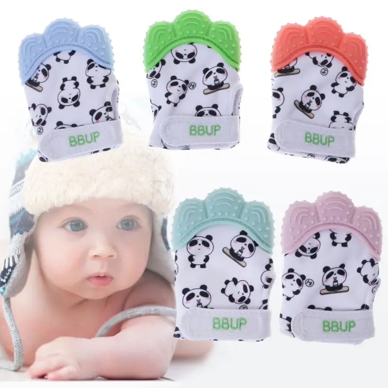 Baby Teether Gloves Panda Cute Cartoon Convex Silicone BPA Free Chew Oral Care Dec17
Baby Teether Gloves Panda Cute Cartoon Convex Silicone BPA Free Chew Oral Care Dec17