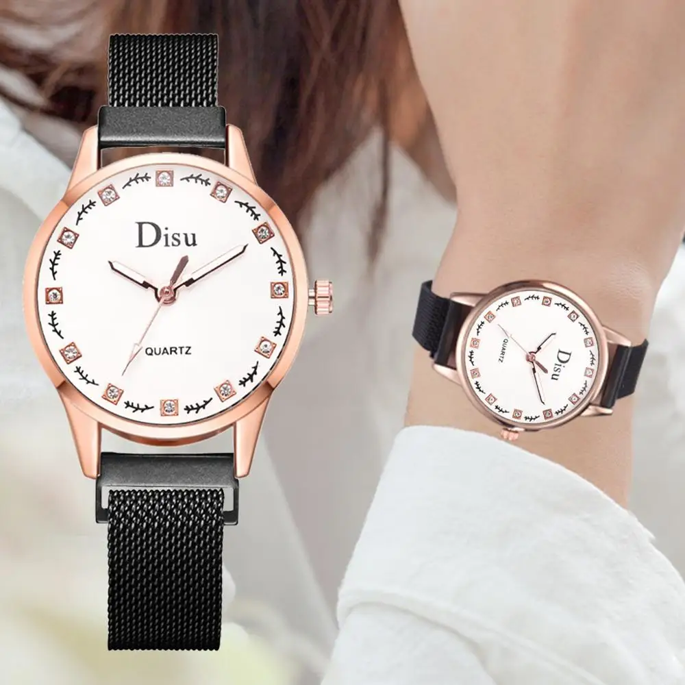 New Women Magnet Watch 2019 Fashion Retro Diamond Rhinestone Watch Luxury Crystal Ladies Quartz Wristwatches Female Clock xfcs
New Women Magnet Watch 2019 Fashion Retro Diamond Rhinestone Watch Luxury Crystal Ladies Quartz Wristwatches Female Clock xfcs