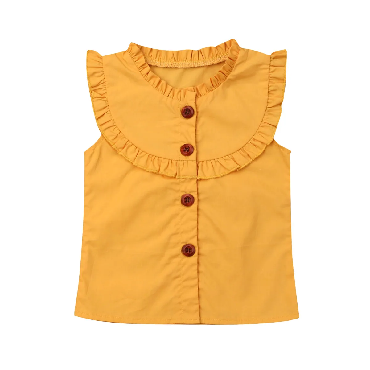 Pudcoco Todder Baby Kids Girl Summer Clothes Sleeveless Button Solid Tops T-shirt Clothes
Pudcoco Todder Baby Kids Girl Summer Clothes Sleeveless Button Solid Tops T-shirt Clothes