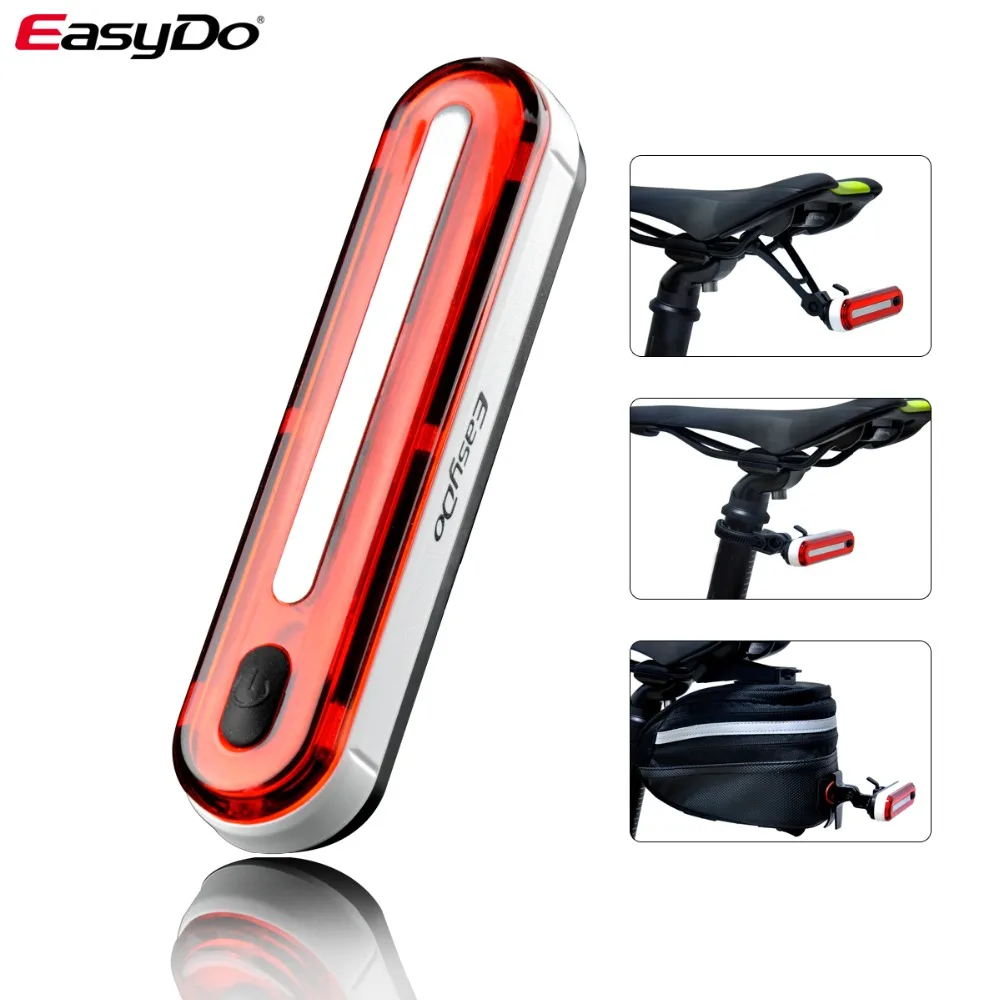 EasyDo USB Rechargeable Cycling Bike Light Cushion light / Bag light / Seat rod light 50 LEDs 3 fixed ways Bicycle Accessories
EasyDo USB Rechargeable Cycling Bike Light Cushion light / Bag light / Seat rod light 50 LEDs 3 fixed ways Bicycle Accessories