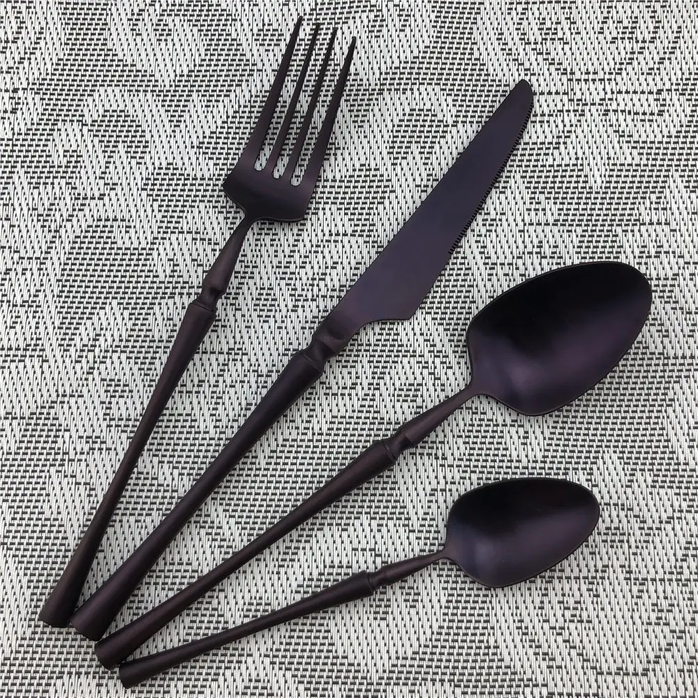 4PCS Vintage Style Depth Purple 18/10 Stainless Steel Cutlery Set Dinnerware Set Dinner Knife Fork Scoops Upscale Tableware Set
4PCS Vintage Style Depth Purple 18/10 Stainless Steel Cutlery Set Dinnerware Set Dinner Knife Fork Scoops Upscale Tableware Set