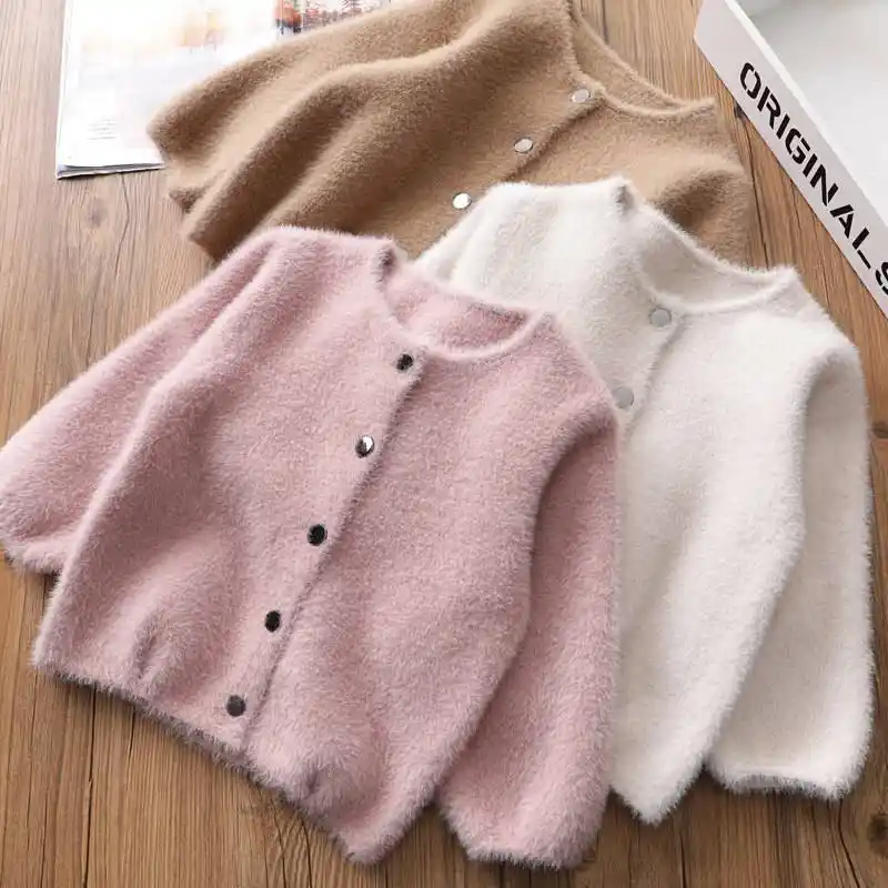 fur cardigan for baby girl