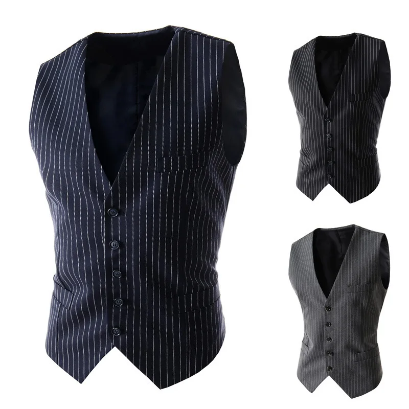 Hot 2017 New Men's vest suit vest vest men cultivating business casual fashion brand vest homens colete
Hot 2017 New Men's vest suit vest vest men cultivating business casual fashion brand vest homens colete