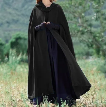 fashion Women Winter Cape Cloak Outwear Irregular Cloak Hooded Coat Vintage Gothic Cape Poncho Cardigan Coats female Shawl W3
fashion Women Winter Cape Cloak Outwear Irregular Cloak Hooded Coat Vintage Gothic Cape Poncho Cardigan Coats female Shawl W3