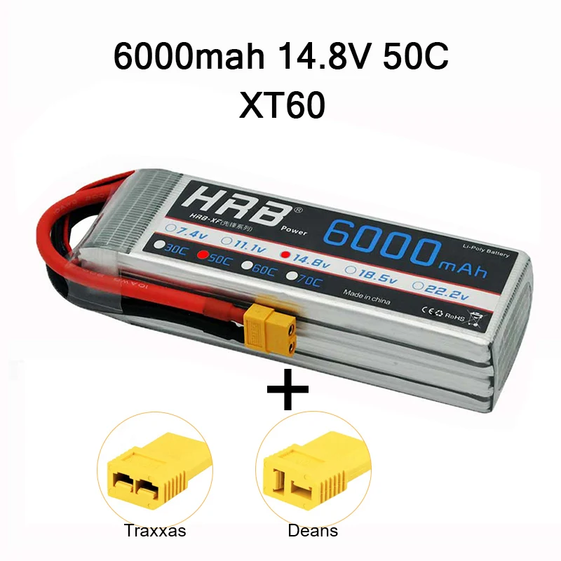 Clearance HRB 2S 7.4V 6000mAh 50C 60C Li-poly Battery RC Parts T XT60 Plug XT60 Hard Case For Drone Car Boat Airplane RC Parts
Clearance HRB 2S 7.4V 6000mAh 50C 60C Li-poly Battery RC Parts T XT60 Plug XT60 Hard Case For Drone Car Boat Airplane RC Parts