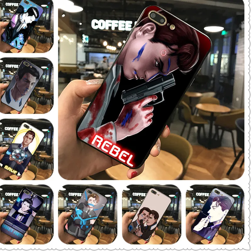 Detroit Become Human RK800 Case For iphone 6 5s X 7 8 Plus Black silicone case For Samsung s5 6 s7 edge s8 s9 plus Case Cover
Detroit Become Human RK800 Case For iphone 6 5s X 7 8 Plus Black silicone case For Samsung s5 6 s7 edge s8 s9 plus Case Cover