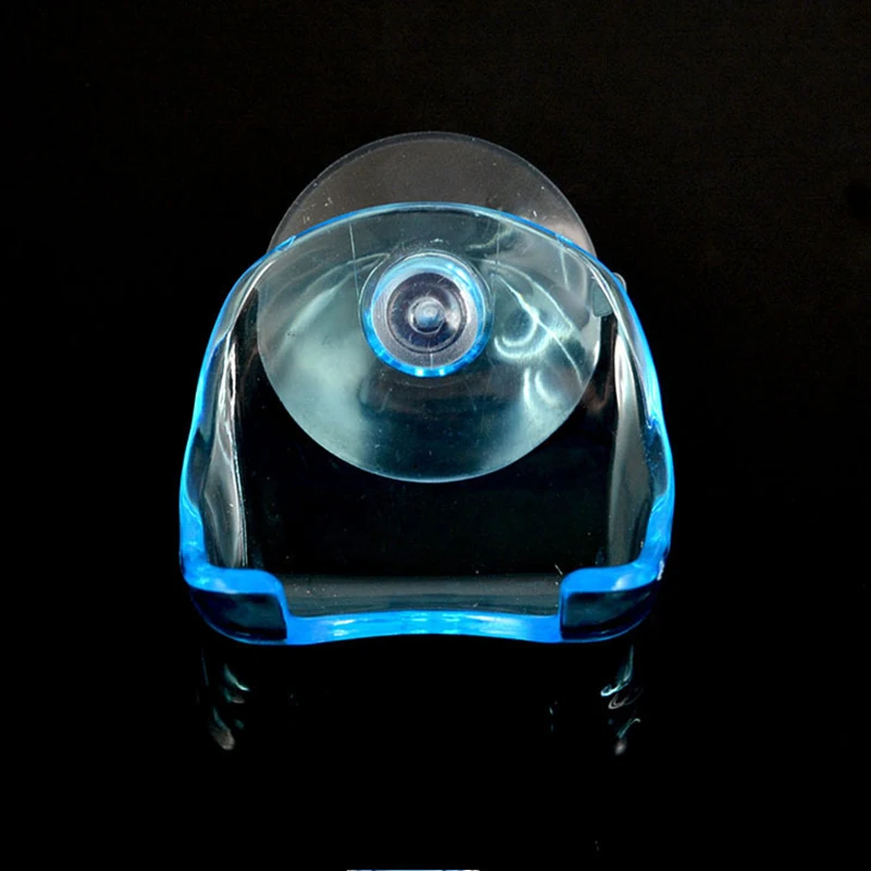 1Pcs-New-Practical-Clear-Blue-Plastic-Super-Razor-Holder-with-Suckers-Suction-Cup-Shaver-Storage-Rack (5)