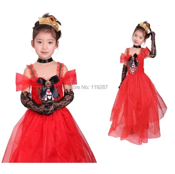 Shanghai Story new Halloween costumes for cosplay kids dance Elegant hearts princess dresses costumes Evil queen dress
Shanghai Story new Halloween costumes for cosplay kids dance Elegant hearts princess dresses costumes Evil queen dress