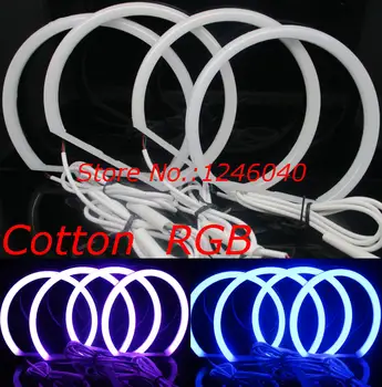 Remote control 2*131mm&2*146mm Cotton RGB Angel eyes halo ring kit for BMW E46 A+B Non projector 4D 16colors flash
Remote control 2*131mm&2*146mm Cotton RGB Angel eyes halo ring kit for BMW E46 A+B Non projector 4D 16colors flash