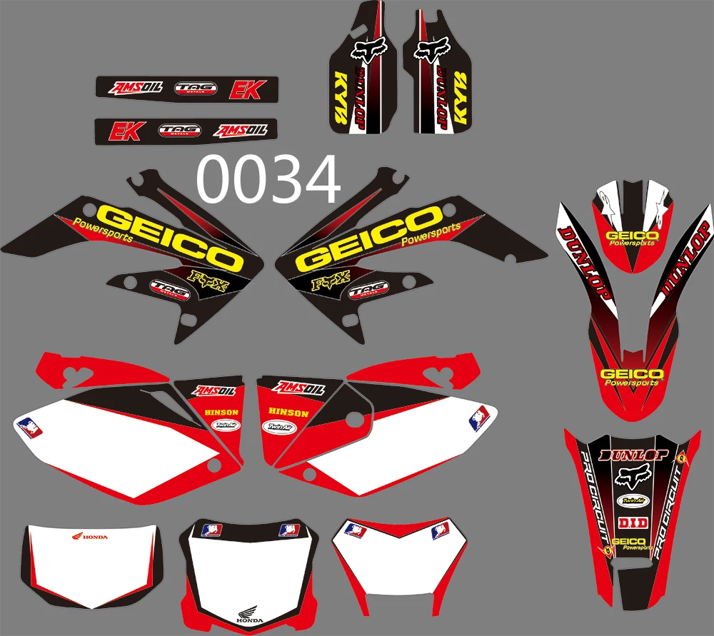 6 STYLES TEAM GRAPHICS BACKGROUNDS DECALS STICKERS FOR HONDA CRF250X 2004 2005 2006 2007 2008 2009 2010 2011 2012
6 STYLES TEAM GRAPHICS BACKGROUNDS DECALS STICKERS FOR HONDA CRF250X 2004 2005 2006 2007 2008 2009 2010 2011 2012