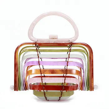 2019 New Fashion Acrylic Hallow Out Foldable Basket Bag Rainbow Tote Bag Beach Bag Summer Tote Travel Shell Bags
2019 New Fashion Acrylic Hallow Out Foldable Basket Bag Rainbow Tote Bag Beach Bag Summer Tote Travel Shell Bags