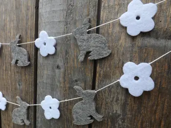 Rabbit and Flower felt Garlands Christening buntings nursery banners wedding birthday bridal baby shower, Holiday banners
Rabbit and Flower felt Garlands Christening buntings nursery banners wedding birthday bridal baby shower, Holiday banners