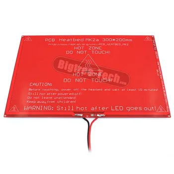 Bigger! New PCB Heatbed MK2A with led Resistor and cable for 3D printer RepRap RAMPS 1.4 hot bed 300*200*2.0 XT0359-3D S101
Bigger! New PCB Heatbed MK2A with led Resistor and cable for 3D printer RepRap RAMPS 1.4 hot bed 300*200*2.0 XT0359-3D S101
