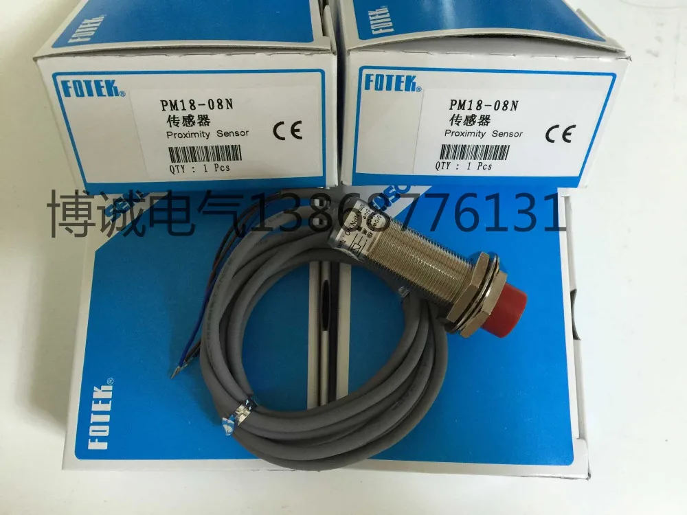 2PCS PM18-08N FOTEK Proximity Switch Sensor 150mA NPN NO New High Quality Quality Assurance
2PCS PM18-08N FOTEK Proximity Switch Sensor 150mA NPN NO New High Quality Quality Assurance