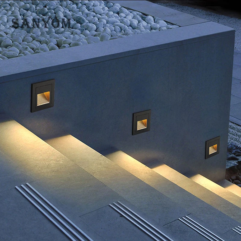 Outdoor indoor LED Step Light Waterproof Stair Light Wall Embedded Underground Lamp Lighting Deck Footlights 3W 85-265V IP65
Outdoor indoor LED Step Light Waterproof Stair Light Wall Embedded Underground Lamp Lighting Deck Footlights 3W 85-265V IP65
