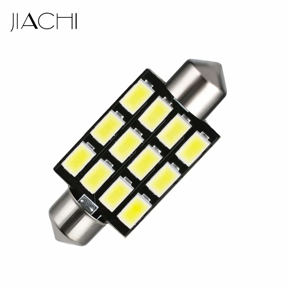 JIACHI 10 шт. 41 мм 42 мм Светодиодная лампа Festoon C5W 5630 чип 12SMD автомобильные аксессуары Интерьер Карта Купол светильник для чтения на дверь лампа белый DC12V
JIACHI 10 шт. 41 мм 42 мм Светодиодная лампа Festoon C5W 5630 чип 12SMD автомобильные аксессуары Интерьер Карта Купол светильник для чтения на дверь лампа белый DC12V