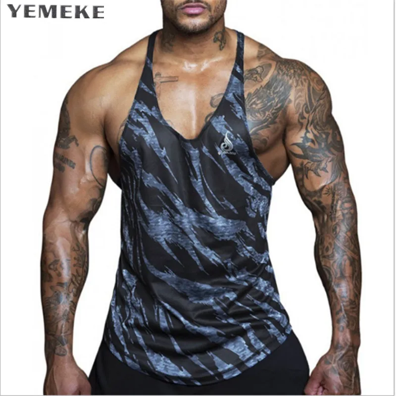 YEMEKE Fitness Men Tank Top Camouflage Mens Bodybuilding Stringers Tank Tops Singlet Brand Clothing Sleeveless Shirt
YEMEKE Fitness Men Tank Top Camouflage Mens Bodybuilding Stringers Tank Tops Singlet Brand Clothing Sleeveless Shirt