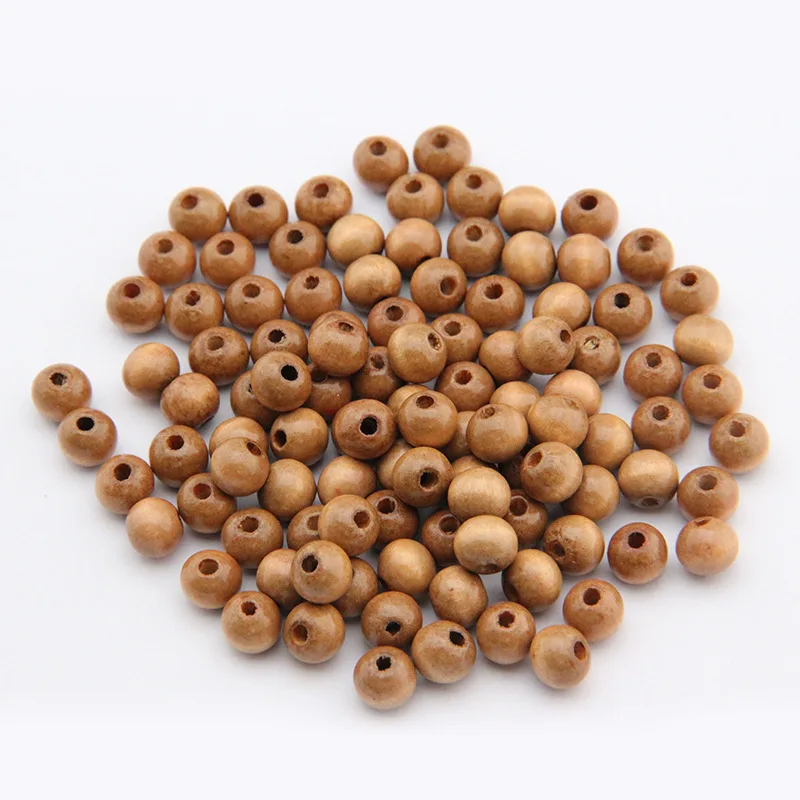 100pcs/lot Wholesale Brown Color Round Wooden Beads Lead-free 6mm 8mm Houten Kralen Spacer Charm Beads for DIY Wood Jewelry
100pcs/lot Wholesale Brown Color Round Wooden Beads Lead-free 6mm 8mm Houten Kralen Spacer Charm Beads for DIY Wood Jewelry
