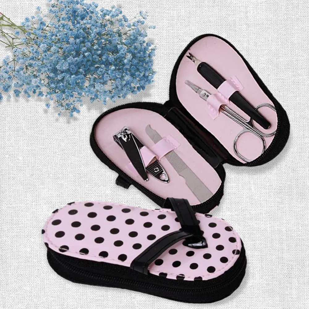 4pcs/set Manicure Set Nail Clipper Scissors Pedicure Kit Set Slipper Wedding Gift
4pcs/set Manicure Set Nail Clipper Scissors Pedicure Kit Set Slipper Wedding Gift
