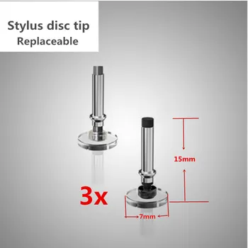 3 PCS Stylus Nibs Silicon Head Replaceable disc tip screen touch pen header length 15 mm diameter 7 mm
3 PCS Stylus Nibs Silicon Head Replaceable disc tip screen touch pen header length 15 mm diameter 7 mm