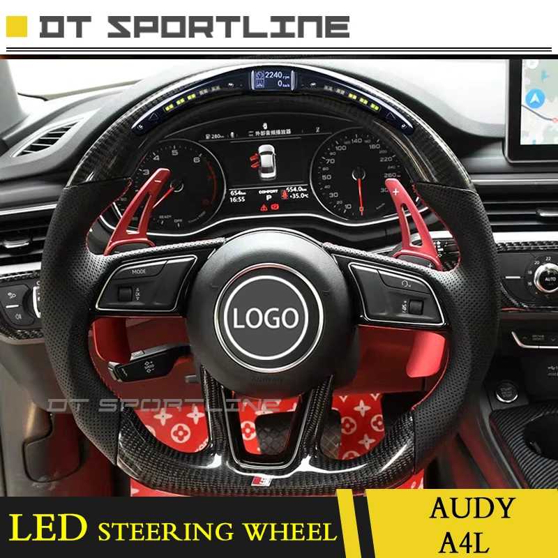 For Audi A4L upgrade LED Steering Wheel Trims Replacement race display steering wheel for A3 A4 A5 A7 LED screen guage meter
For Audi A4L upgrade LED Steering Wheel Trims Replacement race display steering wheel for A3 A4 A5 A7 LED screen guage meter