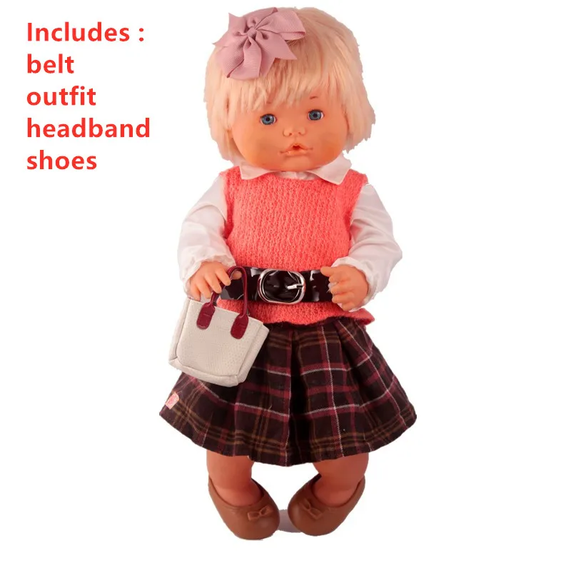 Clothes For Dolls Fit 41cm Nenuco Doll Nenuco y su Hermanita Luxuriant Retro Lady Style Outfits for 16 inch doll Nenuco 17''
Clothes For Dolls Fit 41cm Nenuco Doll Nenuco y su Hermanita Luxuriant Retro Lady Style Outfits for 16 inch doll Nenuco 17''