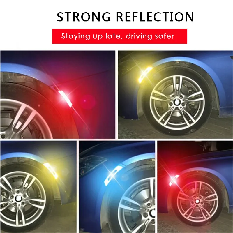 2pcs/pack Car Reflective Sticker Anti-collision Warning Safety Strip Mark Auto Accessories Side Anti-scratch Door Bumper Decal
2pcs/pack Car Reflective Sticker Anti-collision Warning Safety Strip Mark Auto Accessories Side Anti-scratch Door Bumper Decal