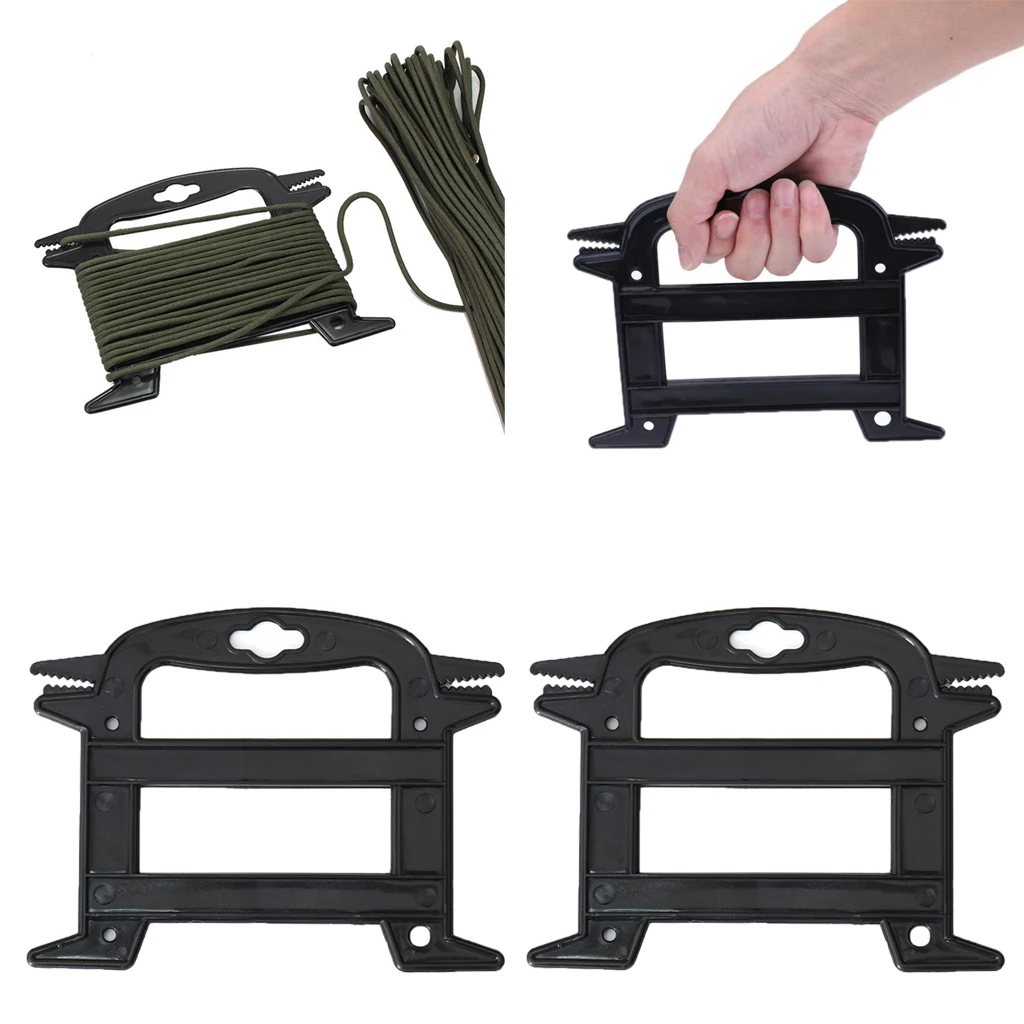 2pcs Plastic Durable Paracord Rope Winder Spool Multifunctional Outdoor Tools for Camping Fishing 19x14.5cm
2pcs Plastic Durable Paracord Rope Winder Spool Multifunctional Outdoor Tools for Camping Fishing 19x14.5cm