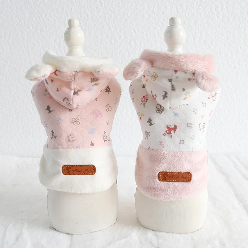 2019 Autumn And Winter New Design Dog Coats Cute Little Red Riding Hood Two Feet Warm Coats Pink White Colors Pet Clothes
2019 Autumn And Winter New Design Dog Coats Cute Little Red Riding Hood Two Feet Warm Coats Pink White Colors Pet Clothes