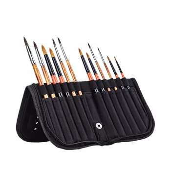 MEEDEN 10/12 Holes Mesh Watercolor Acrylic Gouache Oil Paint Brushes Case Zippered Holder Storage Bags For Artists
MEEDEN 10/12 Holes Mesh Watercolor Acrylic Gouache Oil Paint Brushes Case Zippered Holder Storage Bags For Artists