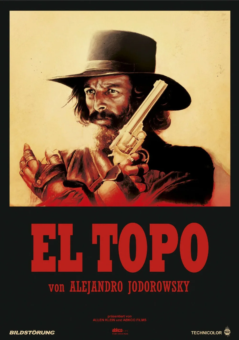 

EL TOPO Movie European Version Alejandro Jodorowsky SILK POSTER Decorative painting 24x36inch