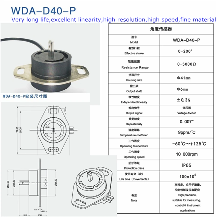 WDA-D40-P   parameter