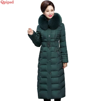 Middle-aged Womens Clothing Cotton-padded Parkas 2019 Winter Long Jacket Womens Down Jackets Female Hooded Warm Down Parkas Coat
Middle-aged Womens Clothing Cotton-padded Parkas 2019 Winter Long Jacket Womens Down Jackets Female Hooded Warm Down Parkas Coat