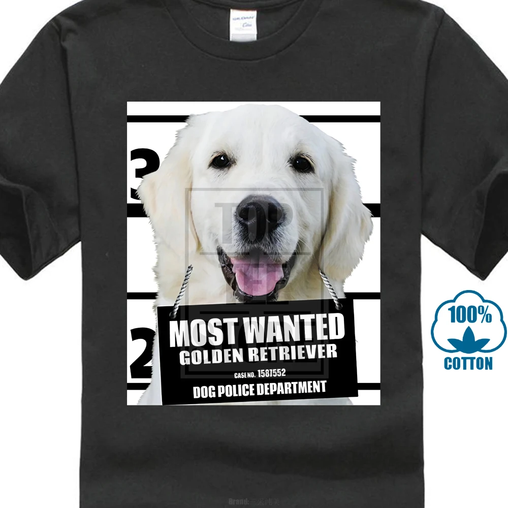 

Fashion T Shirts Men'S 100% Cotton Crew Neck Short Sleeve Most Wanted Golden Retriever T Shirt Dog Tee B Tees