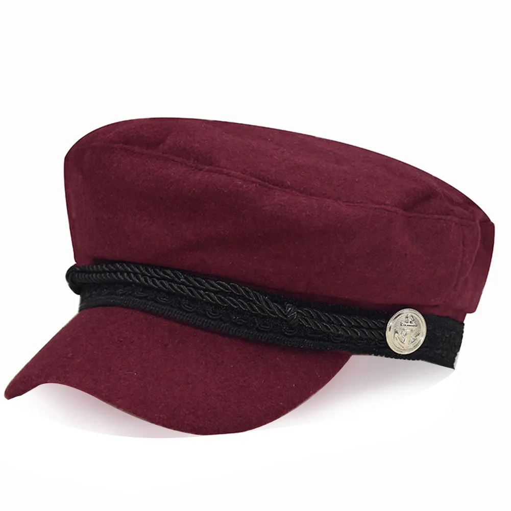 Women Fashion Warm Soft Octagonal Cap Visor Retro Beret Autumn Winter British Style Gift Wool Hat Military Newsboy Side Badge
Women Fashion Warm Soft Octagonal Cap Visor Retro Beret Autumn Winter British Style Gift Wool Hat Military Newsboy Side Badge