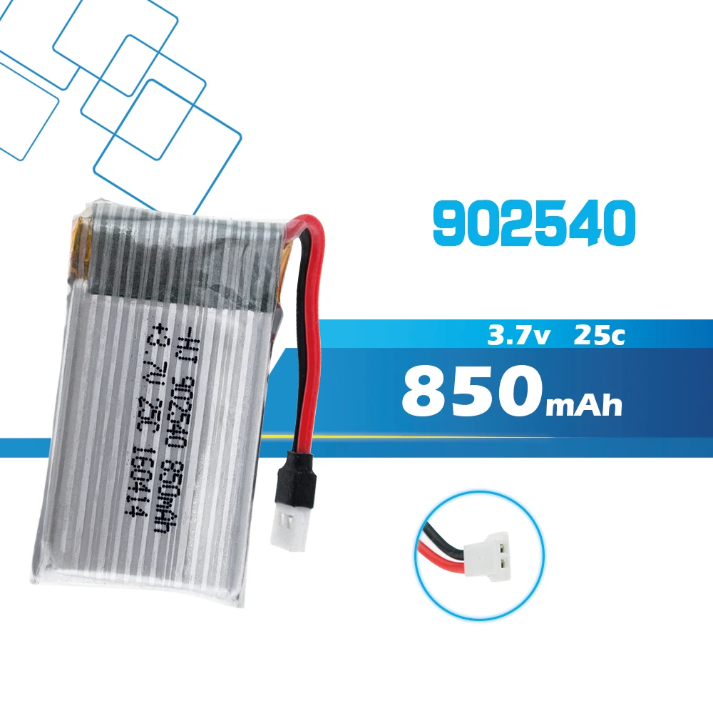 1 2 pcs Upgrade 3.7V 850mAh Lipo Battery for Syma X5 X5C X5SW X5SC X5 Series Cheerson CX-30 RC Quadcopter Drone
1 2 pcs Upgrade 3.7V 850mAh Lipo Battery for Syma X5 X5C X5SW X5SC X5 Series Cheerson CX-30 RC Quadcopter Drone