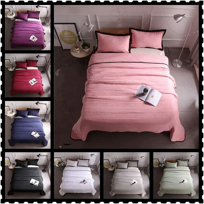 Bedspread Quilt Set 3pcs Bedding Embroidered Quilts Bed Cover Pillowcase Blanket
Bedspread Quilt Set 3pcs Bedding Embroidered Quilts Bed Cover Pillowcase Blanket